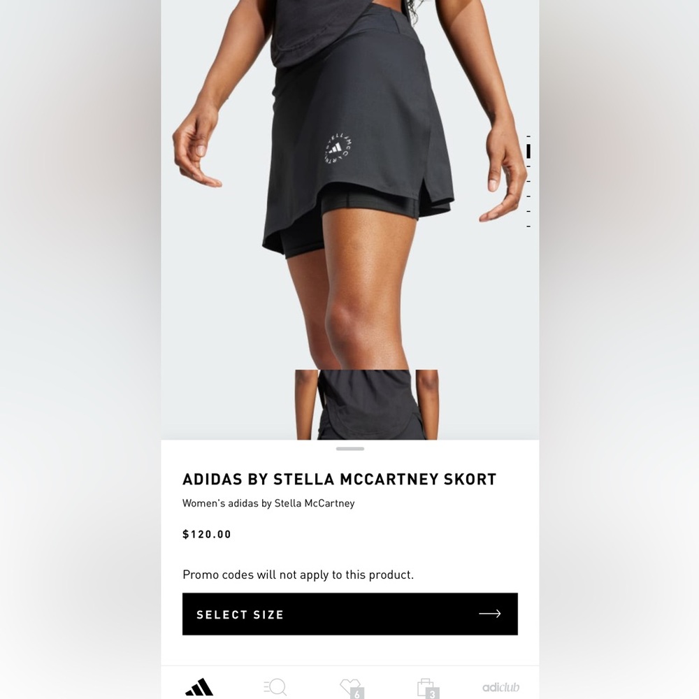 Adidas by Stella McCartney Skort size M NWT